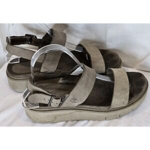 Timberland Womens Brown Suede Leather Sandals‎ Size 7